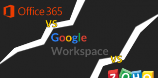 Microsoft 365 Vs Google Workspace Vs Zoho Workplace les meilleures suites de messagerie et de productivité en 2022