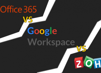 Microsoft 365 Vs Google Workspace Vs Zoho Workplace : les meilleures suites de messagerie et de productivité en 2022