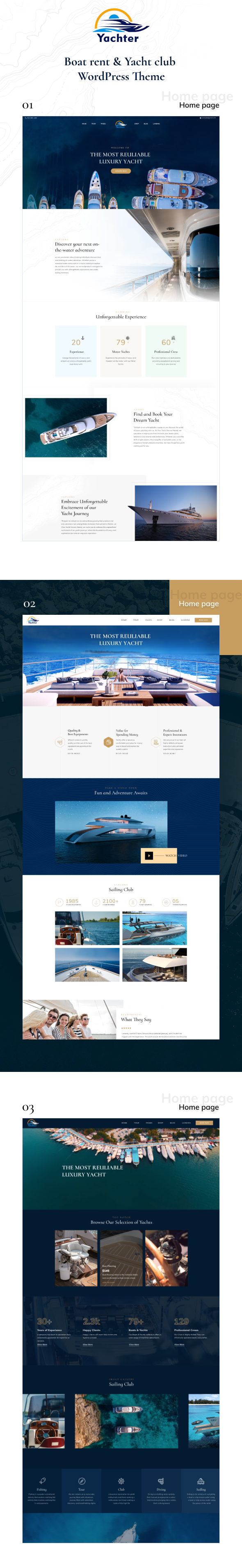 Yachter - Yacht and Boat Rental Service WordPress Theme - 2