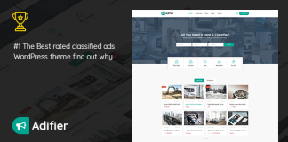 Adifier Theme WordPress dannonces classees