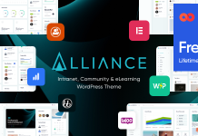 Alliance Theme WordPress BuddyPress pour Intranet Extranet