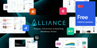Alliance Theme WordPress BuddyPress pour Intranet Extranet