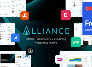 Alliance Theme WordPress BuddyPress pour Intranet Extranet