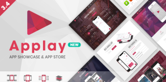 Applay Theme de vitrine dapplication WordPress App Store
