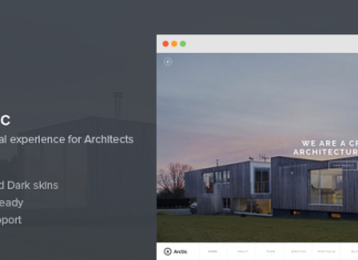Arctique Theme WordPress pour larchitecture et la creativite