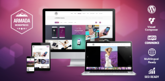 Armada — theme WordPress de photographie multifonctionnelle