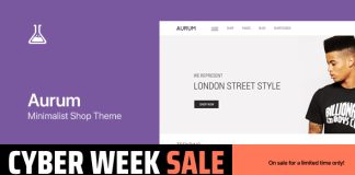Aurum Theme de magasin WordPress WooCommerce
