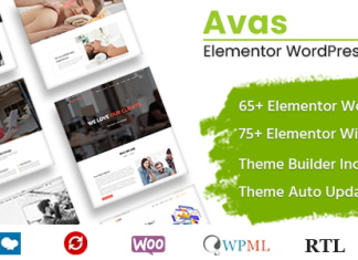 Avas Theme WordPress Elementor