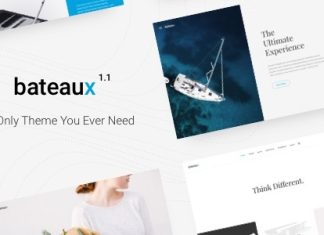 Bateaux Theme WordPress polyvalent et creatif pour les bateaux