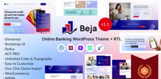 Beja Theme WordPress pour la banque la finance et