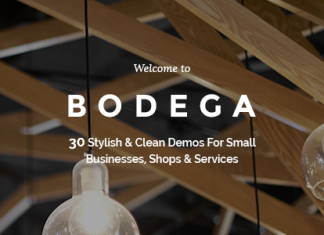 Bodega Theme pour petite entreprise