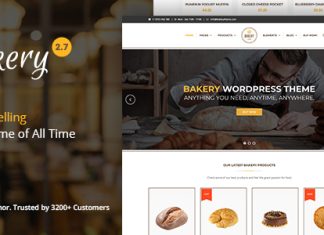 Boulangerie Theme WordPress pour gateaux et aliments