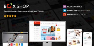 BoxShop Theme WordPress WooCommerce reactif