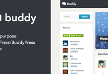 Buddy Theme WordPress BuddyPress Simple