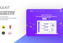 Bulkit – Pages d’atterrissage Saas Bulkit Pages datterrissage Saas