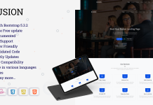 Busion Modele de page datterrissage responsive Bootstrap 532