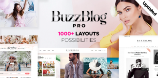 Buzz Theme WordPress de blog et magazine sur le