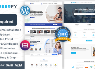 Careerfy Theme WordPress pour tableau demploi
