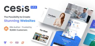 Cesis Theme WordPress Polyvalent et Reactif