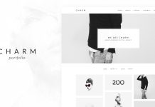 Charm – Portfolio pour freelancers et agences Charm Portfolio pour freelancers et agences