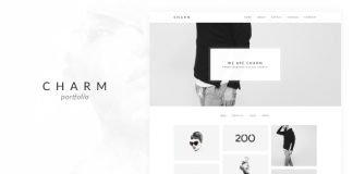 Charm Portfolio pour freelancers et agences