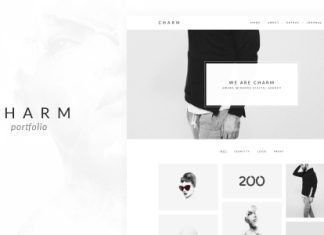 Charm Portfolio pour freelancers et agences