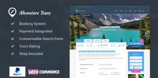 Circuits daventure Theme de voyagetourisme WordPress