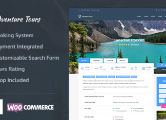 Circuits daventure Theme de voyagetourisme WordPress