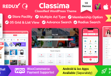 Classima Theme WordPress de petites annonces classees