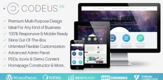 Codeus Theme WordPress Responsive Polyvalent