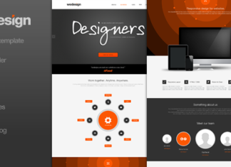 Conception de sites web Portfolio dune page