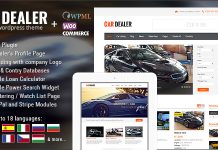 Concession automobile Theme WordPress automobile reactif