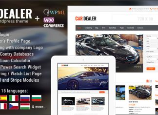 Concession automobile Theme WordPress automobile reactif