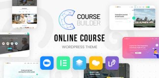 Constructeur de cours Theme WordPress de cours en ligne