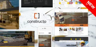 Constructo Theme WordPress de Construction