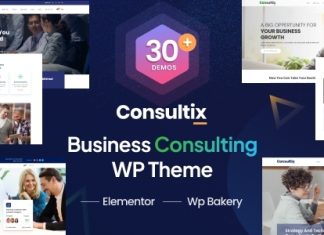 Consultix Theme WordPress de consultation dentreprise