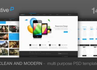 Creatif Theme PSD polyvalent