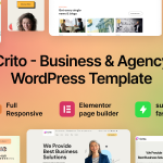 Crito Theme WordPress pour entreprise et agence