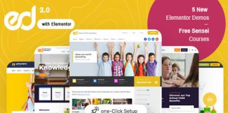 Ed School theme WordPress pour leducation