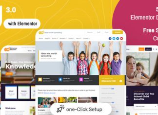 Ed School theme WordPress pour leducation