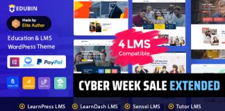 Edubin Theme WordPress pour leducation