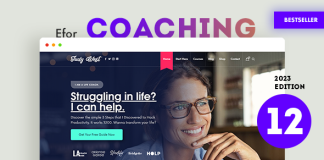 Efor theme WordPress pour coaching et cours en ligne