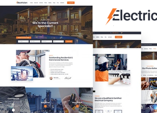 Electricien Theme WordPress pour les services delectricite
