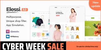 Elessi Theme WordPress AJAX WooCommerce avec support RTL