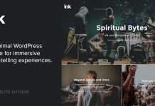 Encre Un theme WordPress pour le blogging pour raconter