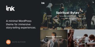 Encre Un theme WordPress pour le blogging pour raconter