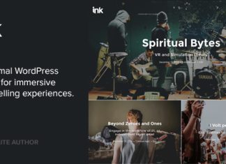 Encre Un theme WordPress pour le blogging pour raconter