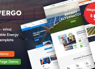 Energo Modele HTML denergie eolienne renouvelable
