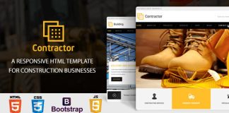 Entrepreneur Modele HTML de Construction et Batiment