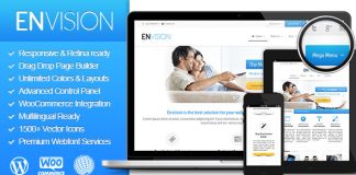 Envision Theme multi usage reactif a retine